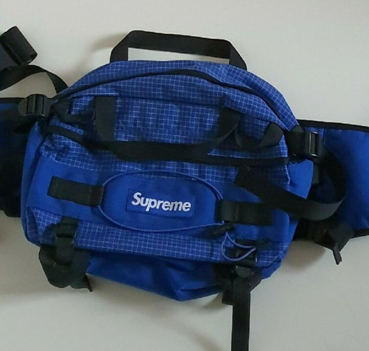 FW09 Supreme mountain bag duffle waist shoulder messenger belt vintage 2009 Blue