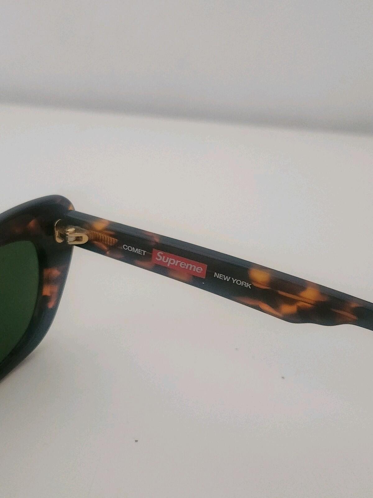 SS17 Supreme Comet Sonnenbrille UVP £168 Tortoise Made In Italy Braun