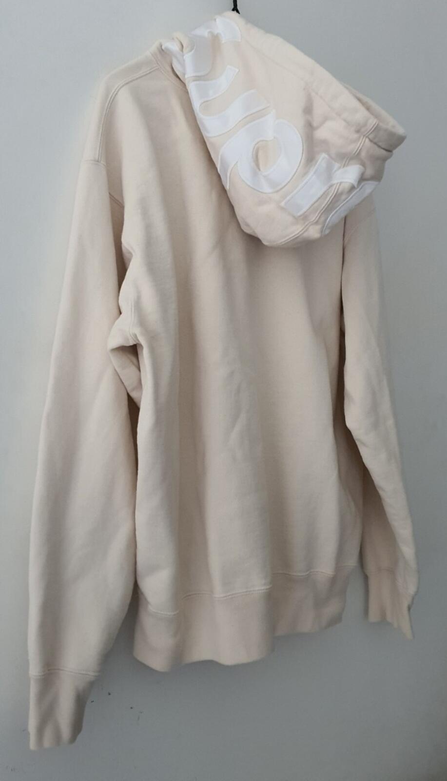 FW21 Supreme Contrast hooded sweatshirt natural Size M medium hoodie