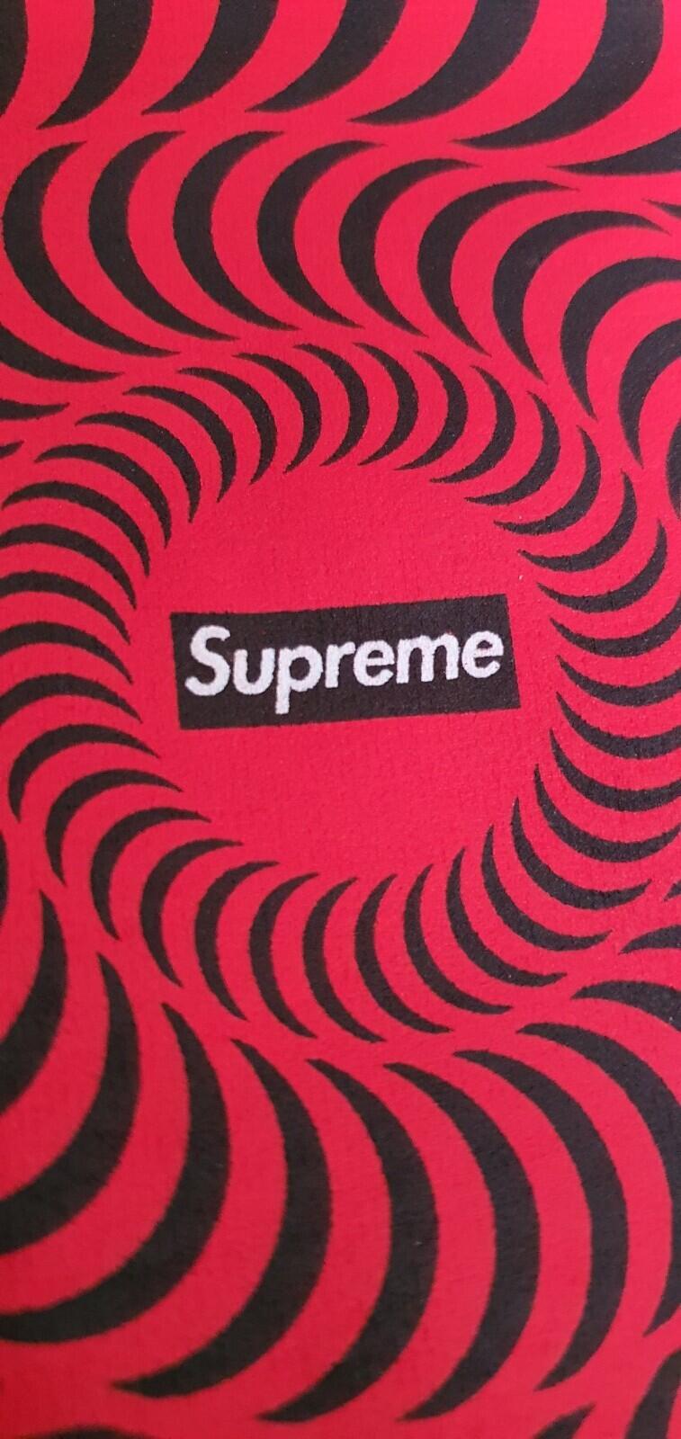 Sudadera con capucha Supreme x Spitfire SS18 Talla L, naranja