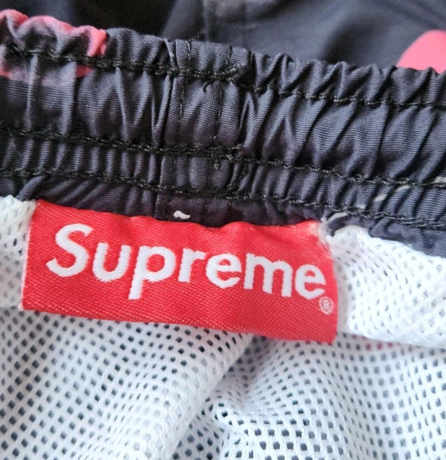 SS19 Supreme Nylon Water Short Black Cherry Swim Nylon Shorts Size S Small