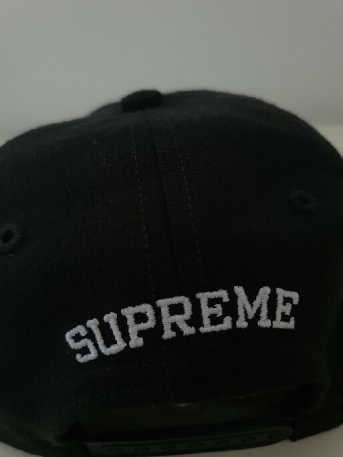SS20 Supreme Supreme Team 6-panel Cap Black