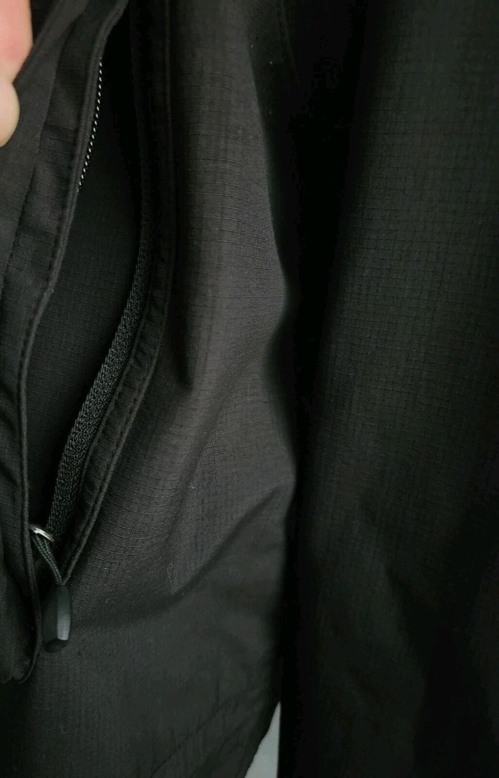 FW14 Supreme Hi Vis Taped Seam Jacket Black Waterproof Breathable Vintage Coat