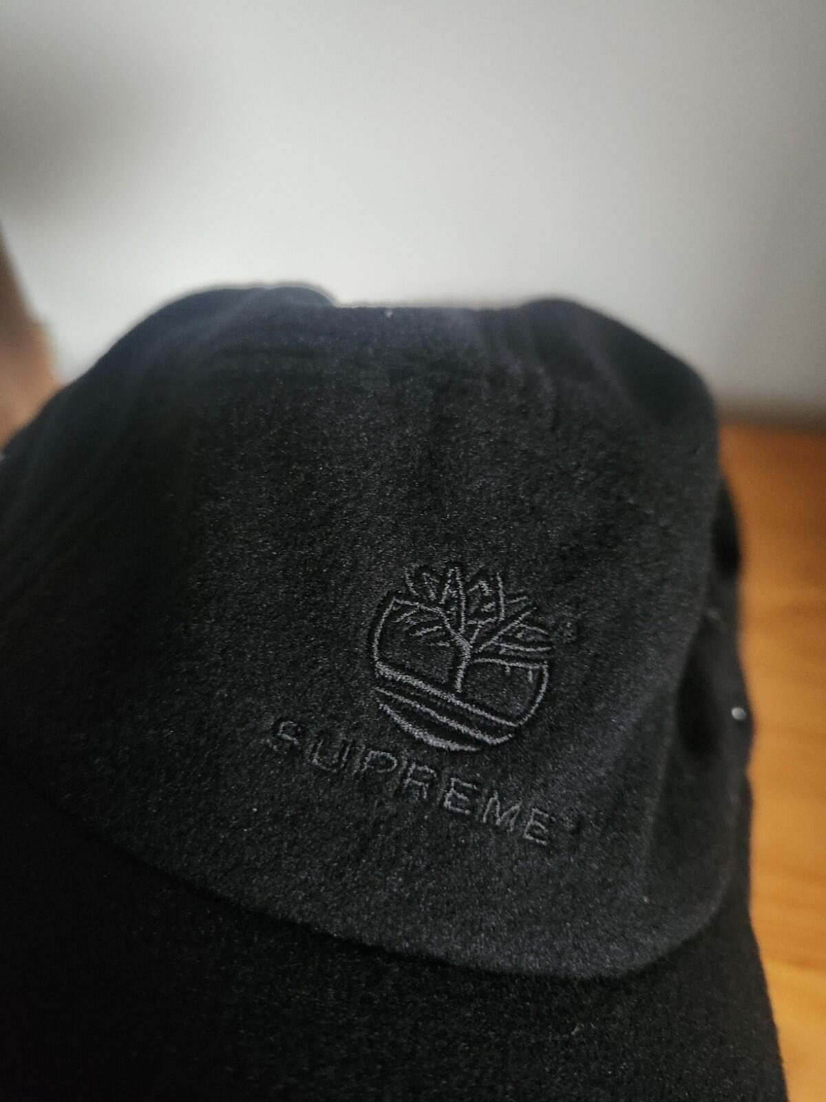 FW21 Supreme x Timberland 2-in-1 Earflap Hat Black Water Resistant