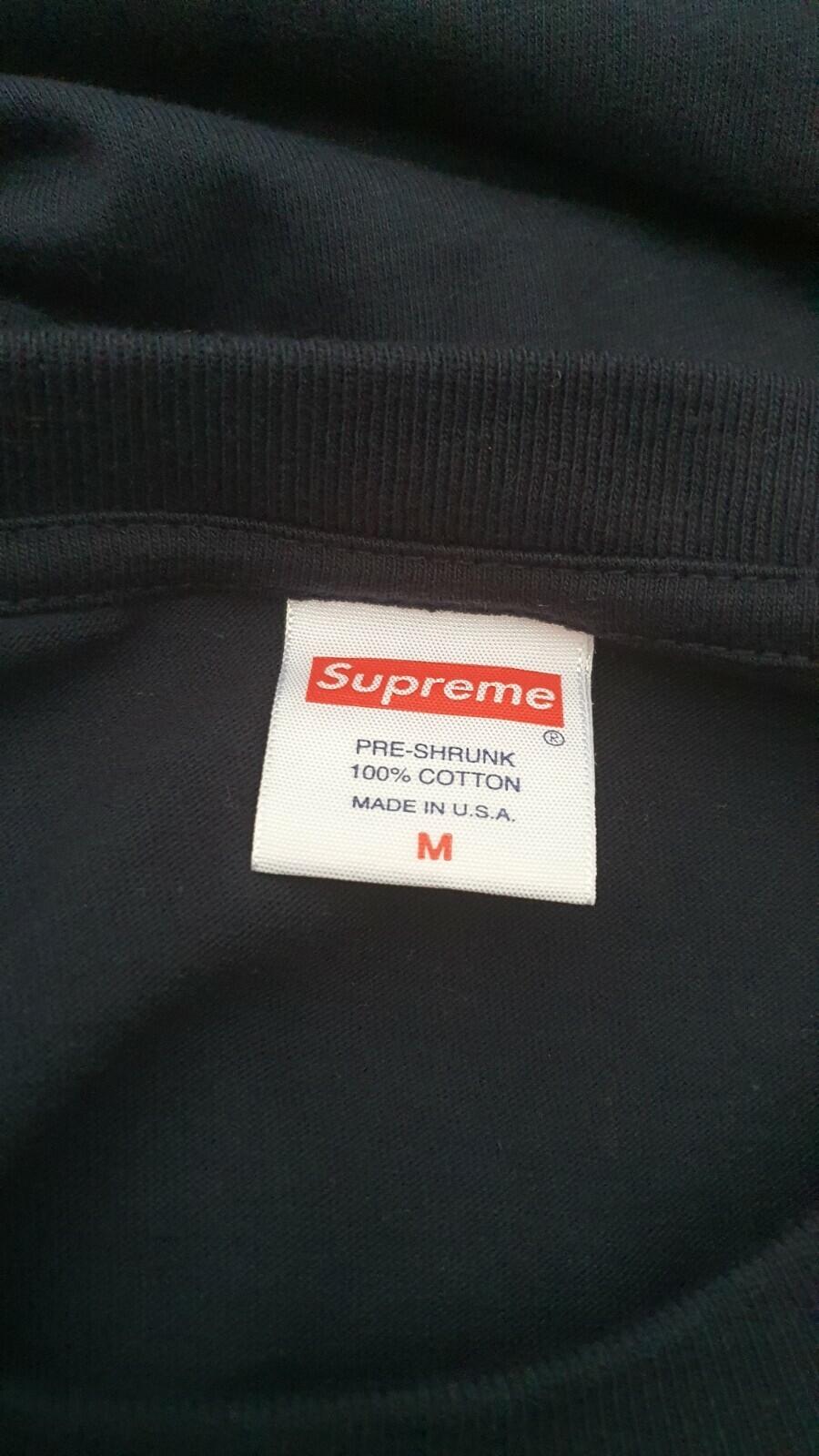 FW19 Supreme x Martin Wong Attorney Street L/S Tee Navy Size M