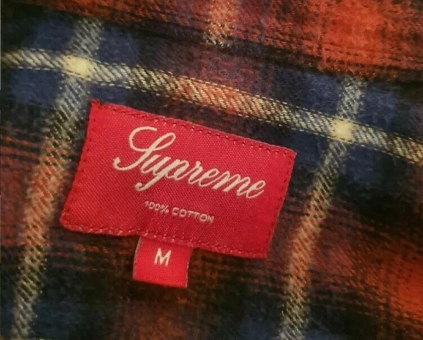 FW10 Supreme Utility Flanellhemd Rot Größe M