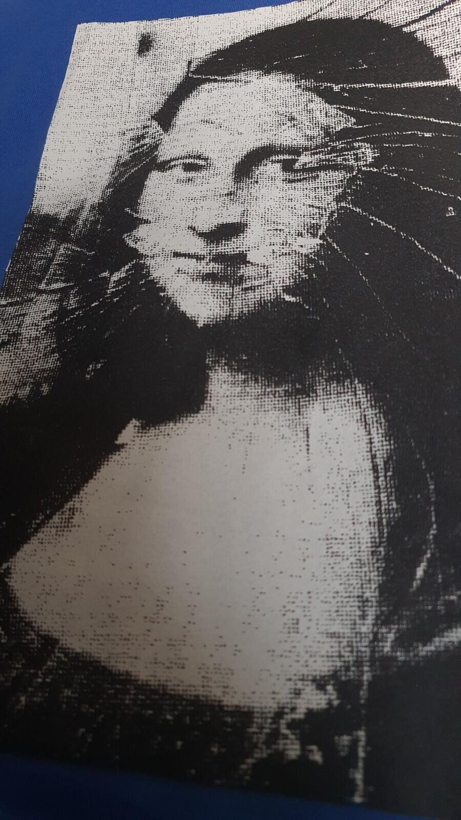 SS18 Supreme Mona Lisa tee royal T-shirt size XL blue