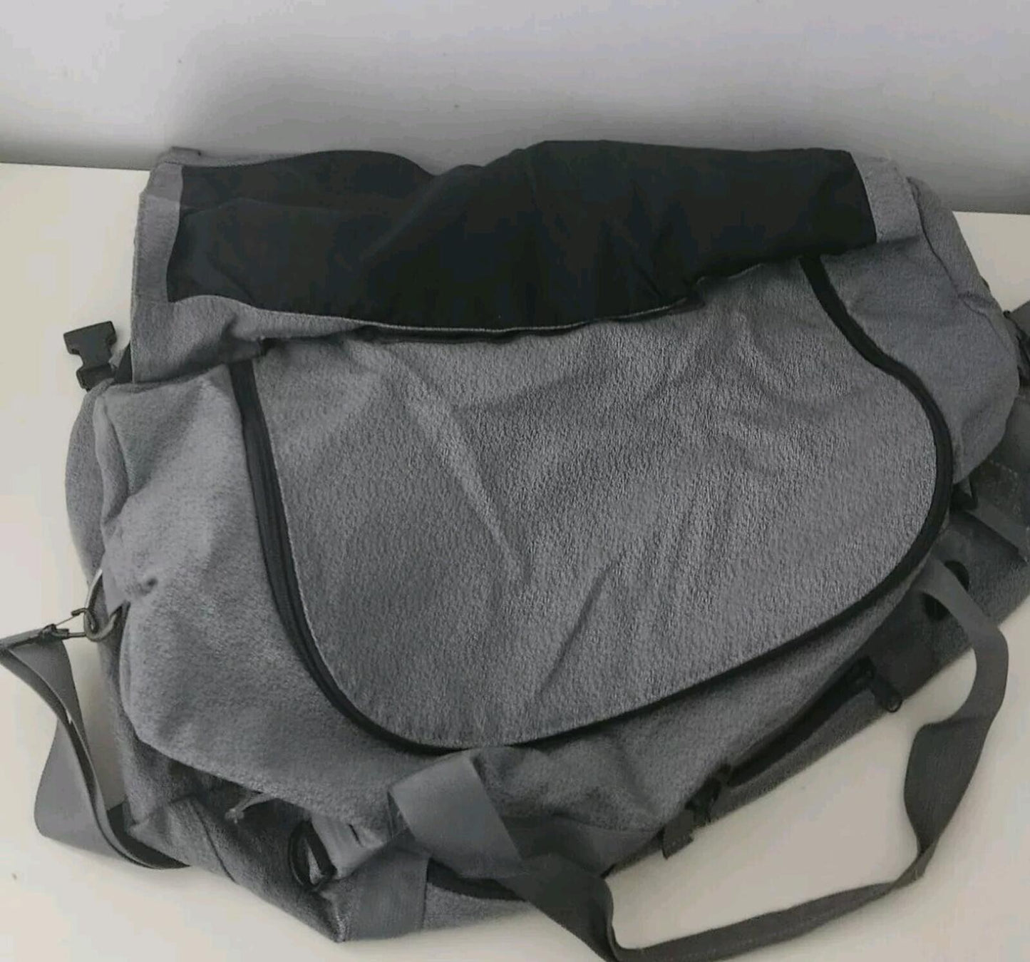 Mochila Duffle Bolso de Viaje Supreme Large Scatterweave de 2 vías Gris