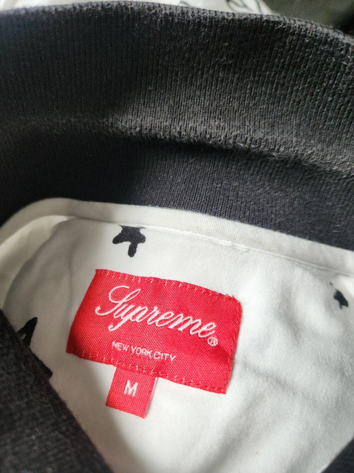 Camisa de manga corta SS18 Supreme Devil Rayon Blanca Talla M Daniel Johnston