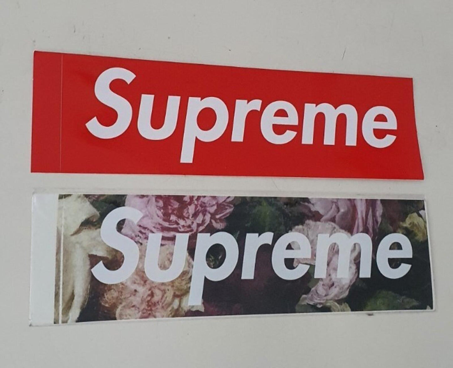SS13 Supreme Power Corruption Lies Adhesivo con logo de caja