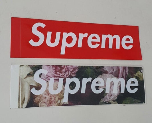 SS13 Supreme Power Corruption Lies Box Logo Sticker