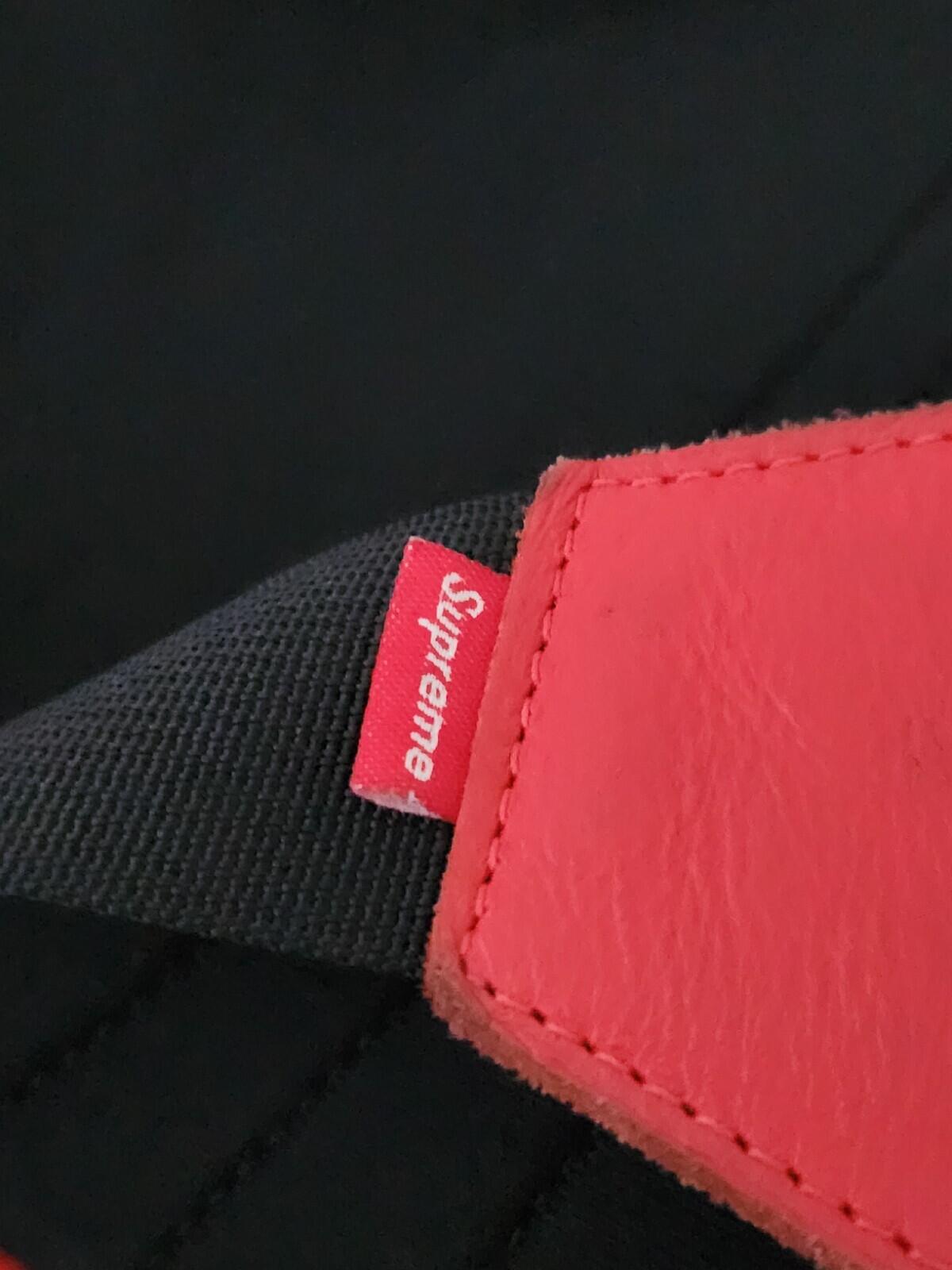 FW18 Supreme x The North Face Leather Roo II Lumbar Pack Waist Bag Shoulder Red