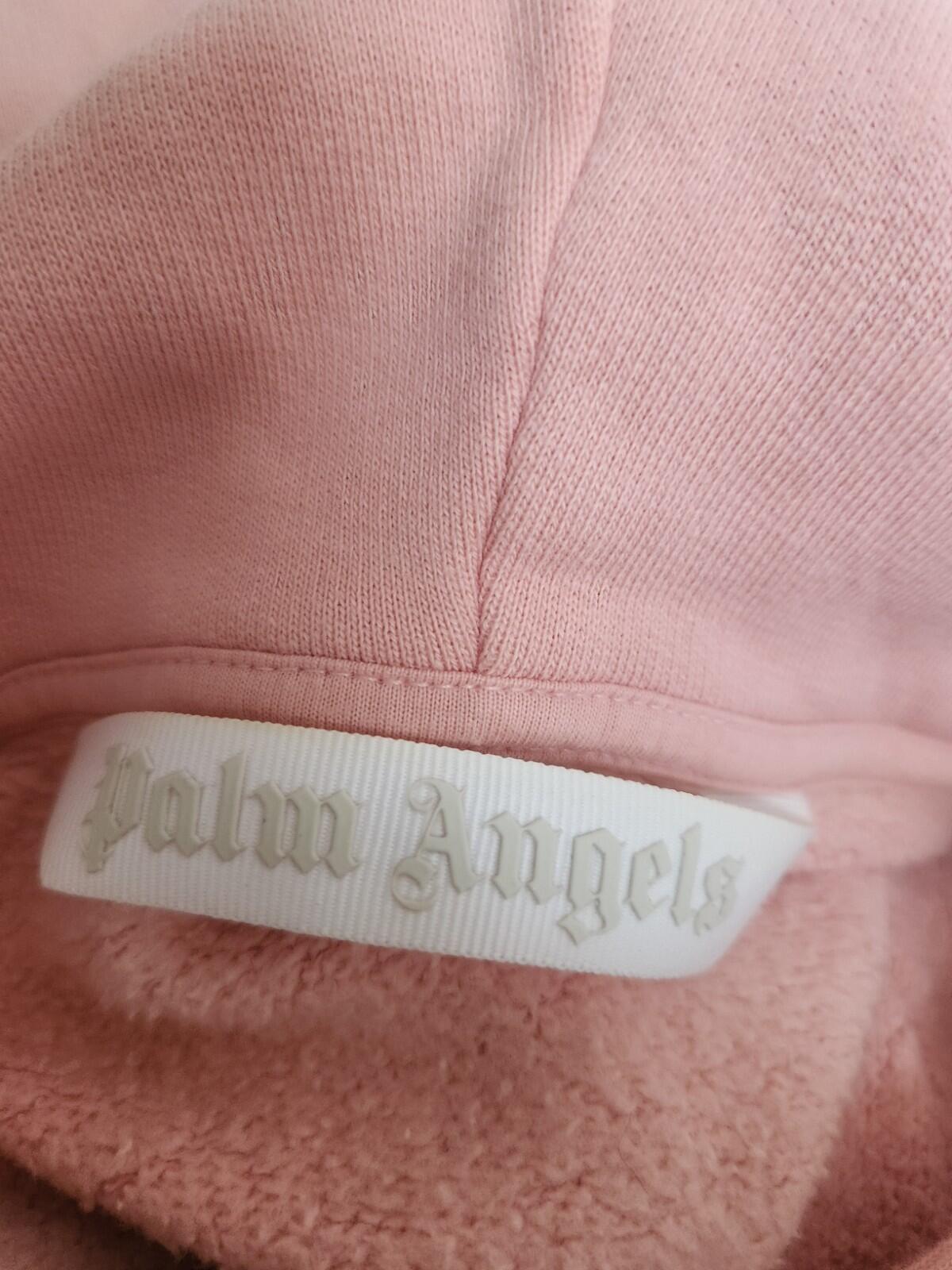 PALM ANGELS Ibiza Sprayed Hoodie Lachs Hoody 460 $ Kapuzenpullover S klein