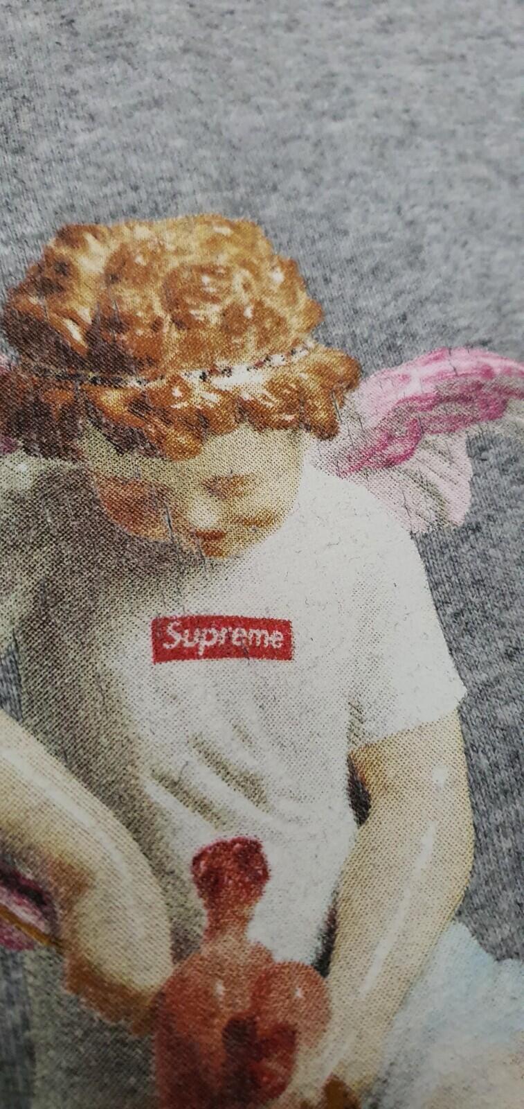 SS19 Supreme Cupid Tee size L large heather grey T-shirt
