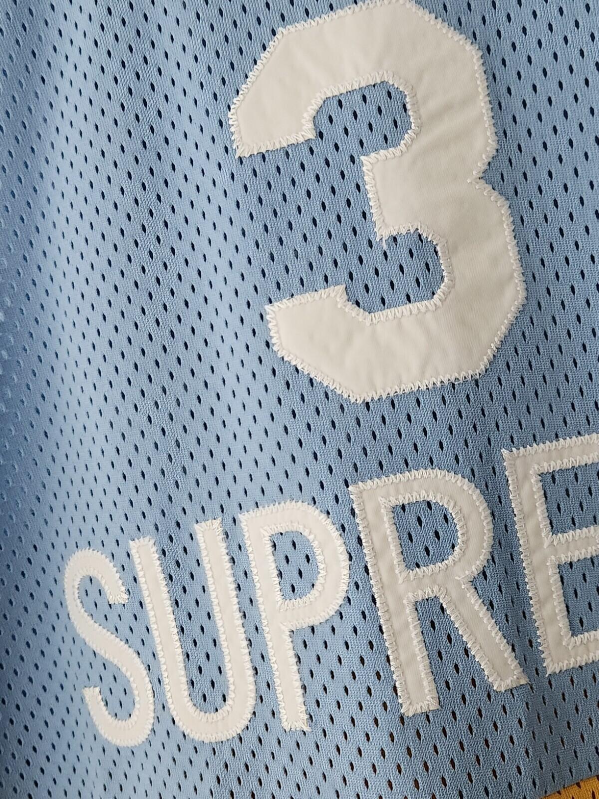 SS12 Supreme Split tank top Mesh T-shirt M medium tee Blue Yellow Rare Vintage
