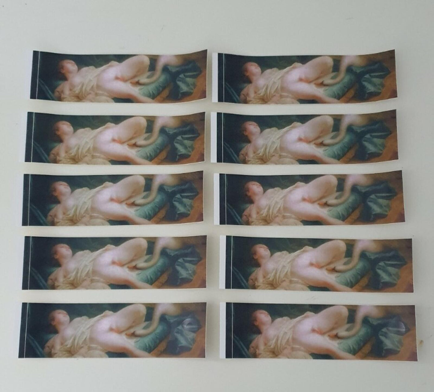 SS19 Supreme Leda and the Swan 10x Box Logo Stickers