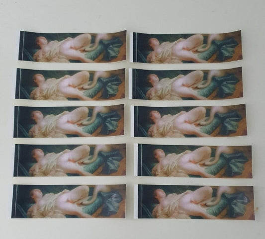 SS19 Supreme Leda y el Cisne 10x Pegatinas con logo de caja