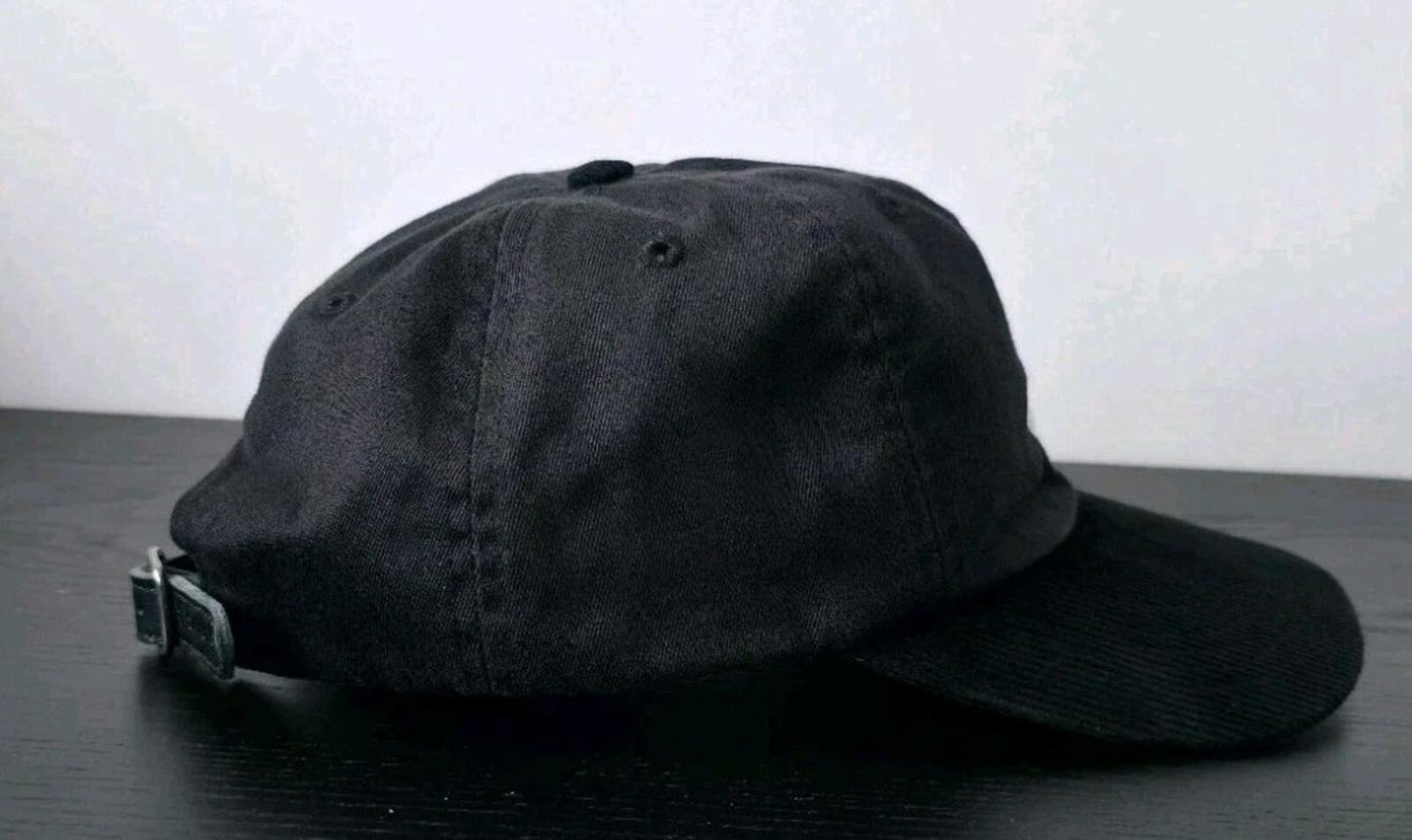 SS24 Supreme 2-Tone S Logo 6-panel Cap Black