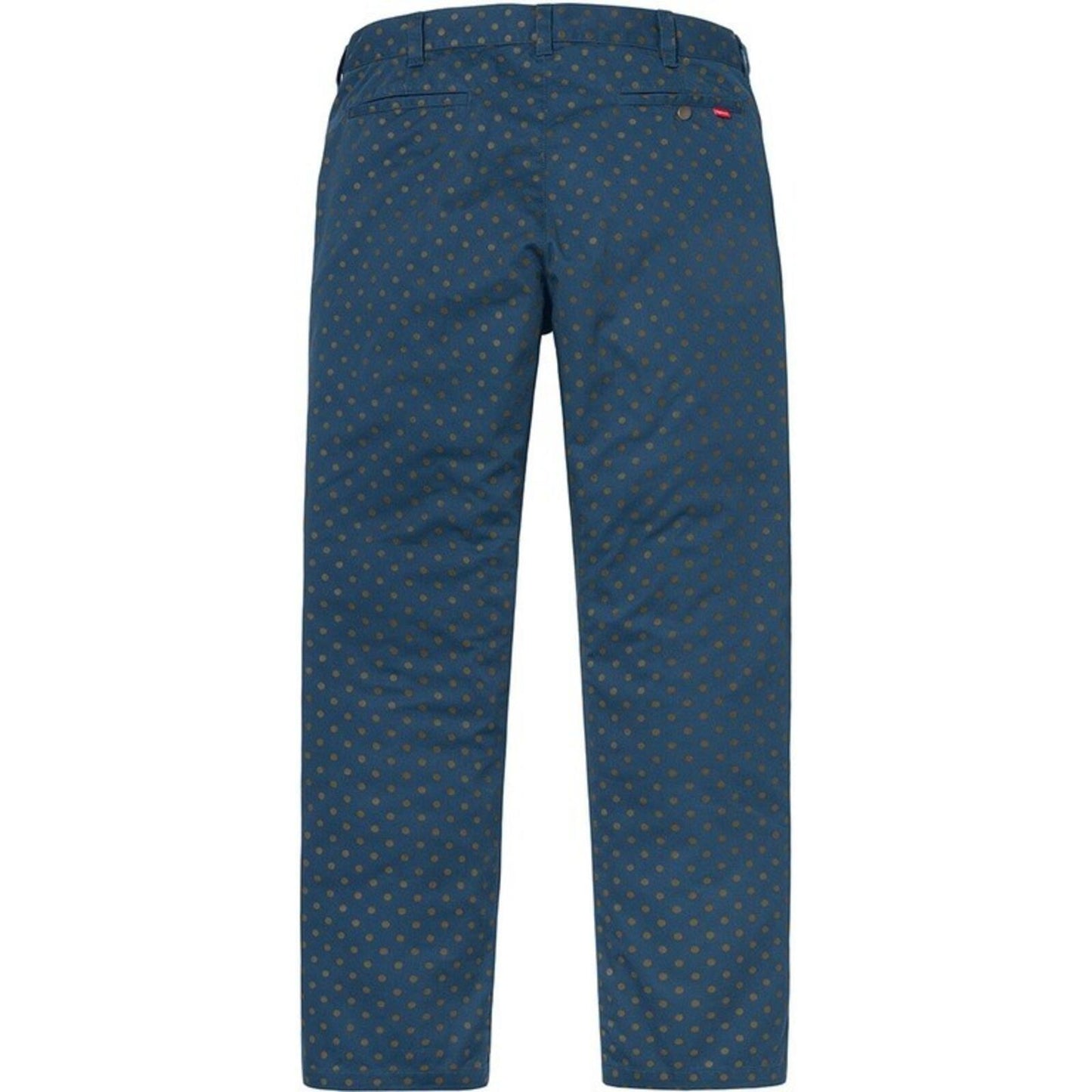 FW18 Supreme Work Pant Light Navy Polka Dot Size 32 W32 L30