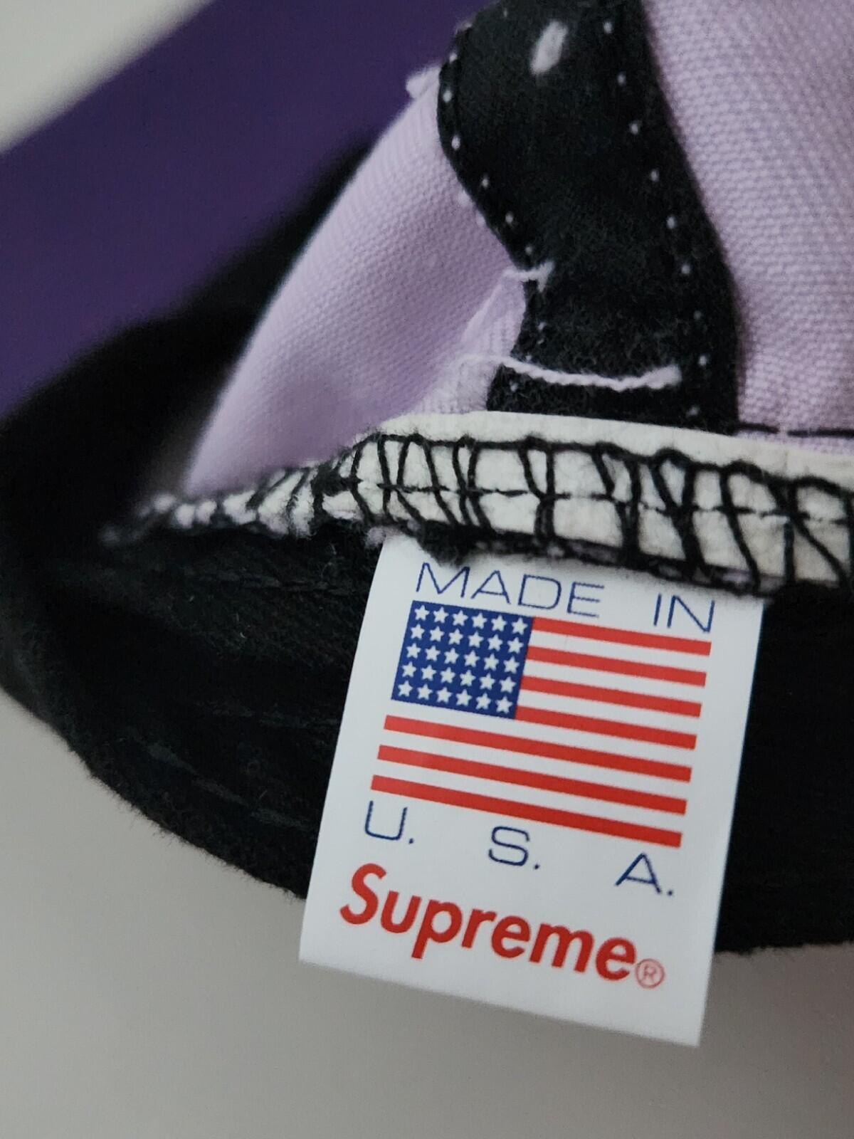 FW20 Supreme Interstate 6-panel Purple Pink Cap hat