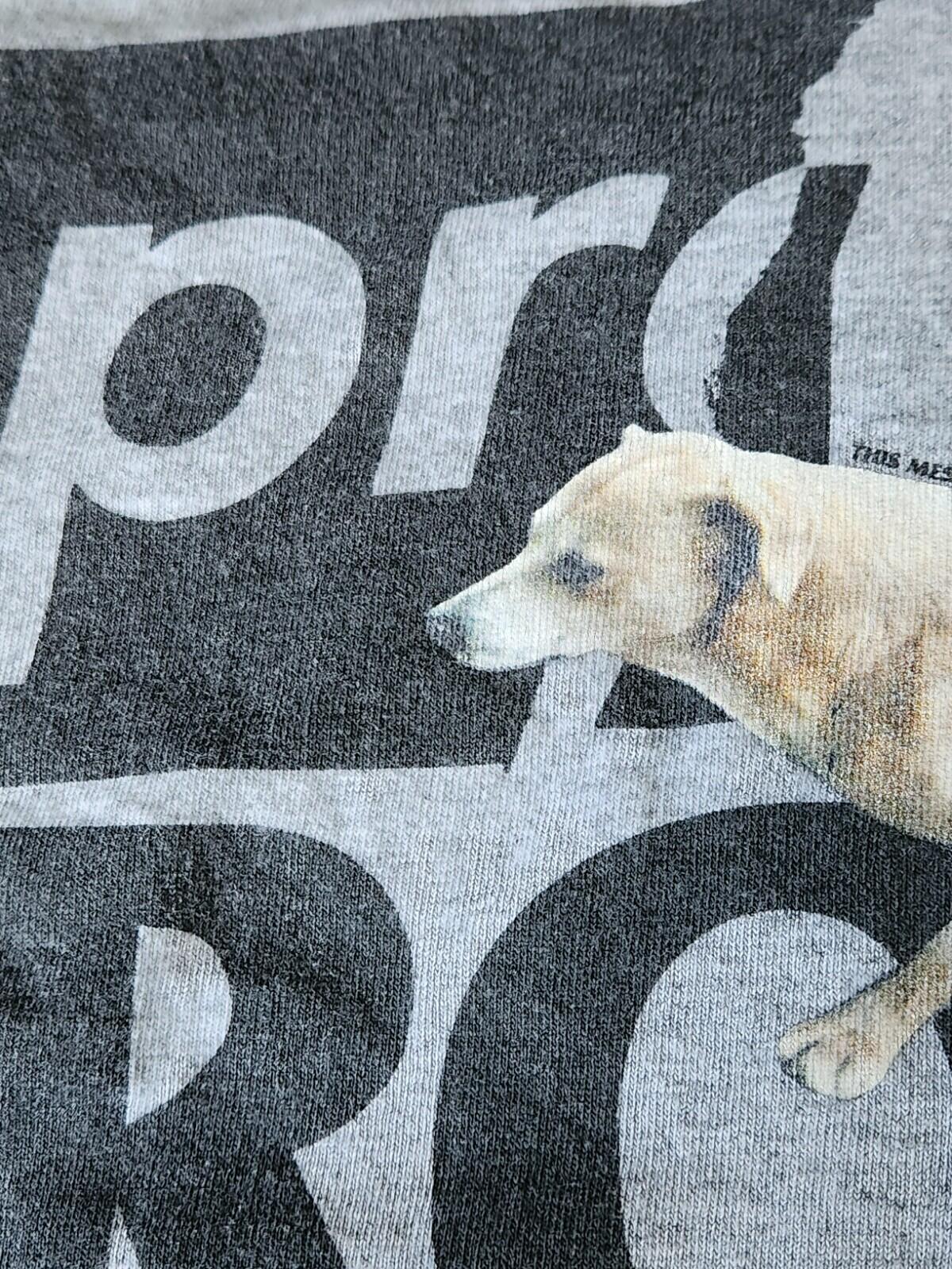 SS22 Supreme x Antihero Dog T-Shirt Melange-Grau Größe L