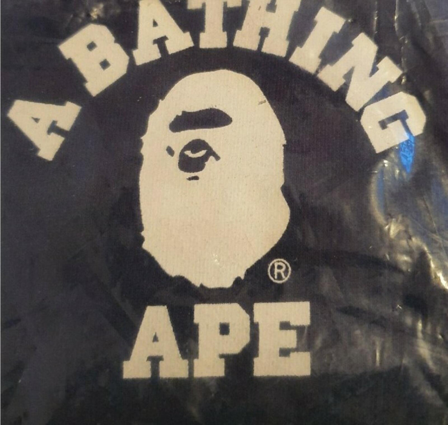 A Bathing Ape UVP 209 £ BAPE College Slim Fit Hose XXL 2XL Neu Trainingshose Marineblau