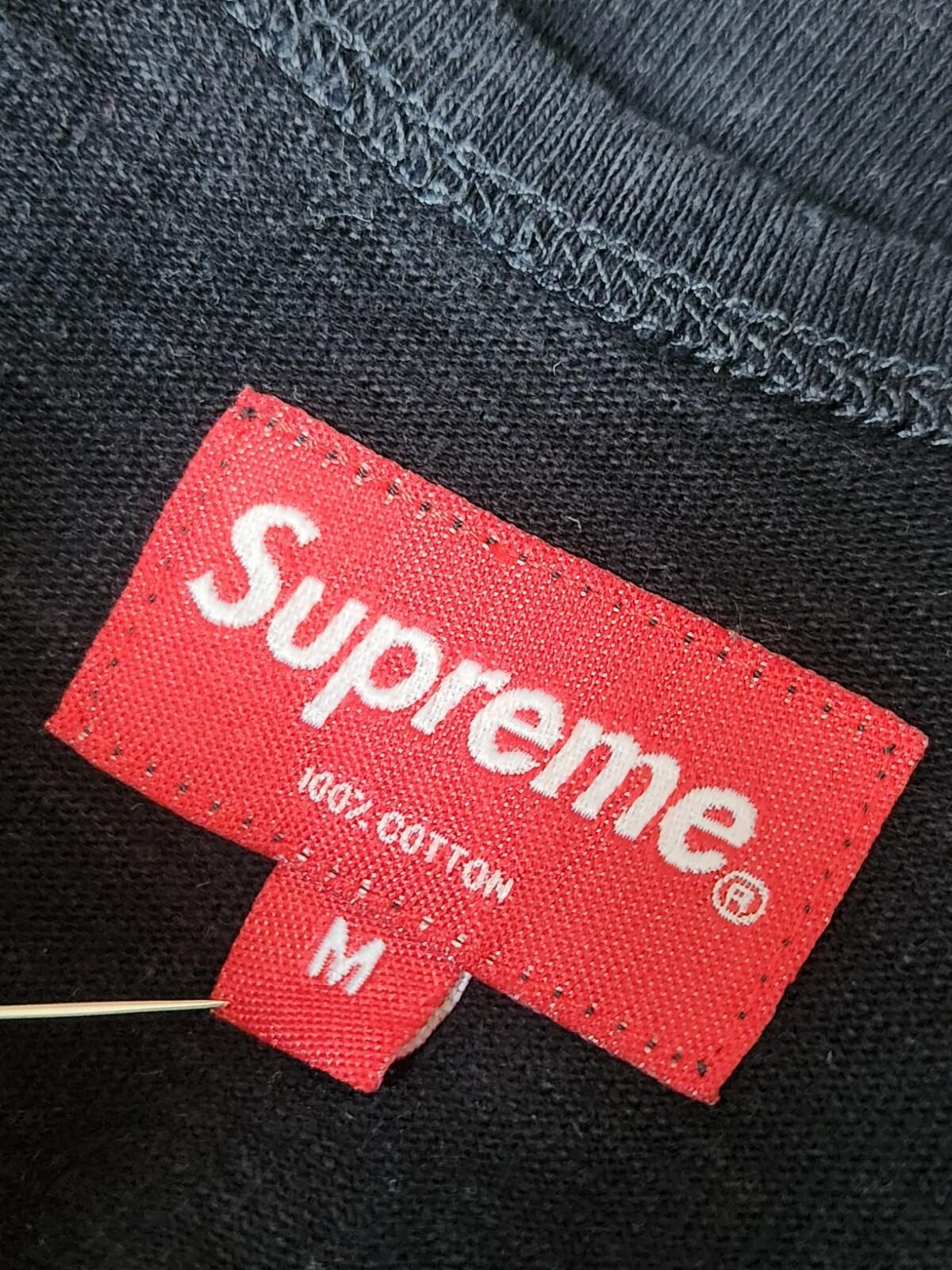 SS18 Supreme Splatter Tank Top Navy Size M Medium Sleeveless Tee T-shirt