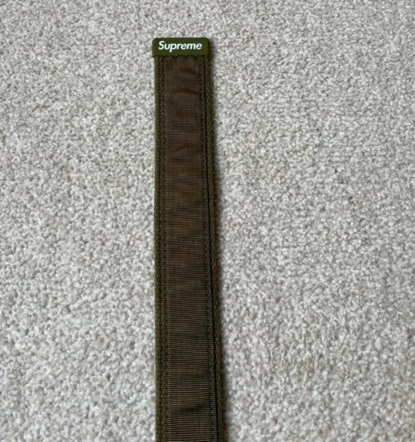 SS10 Supreme Web Belt Olive