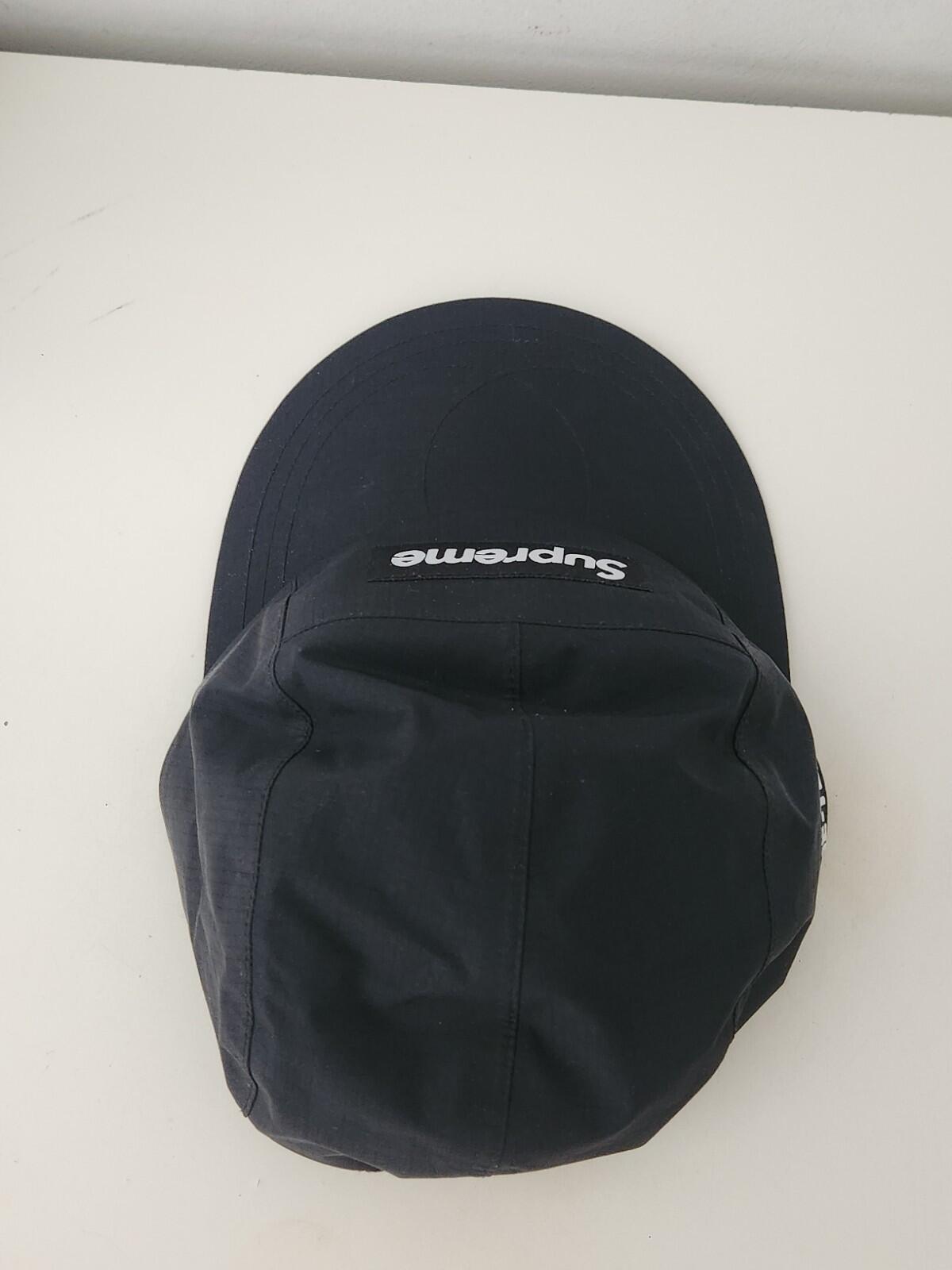 SS23 Supreme GORE-TEX Paclite Long Bill Camp Cap Waterproof Black Hat