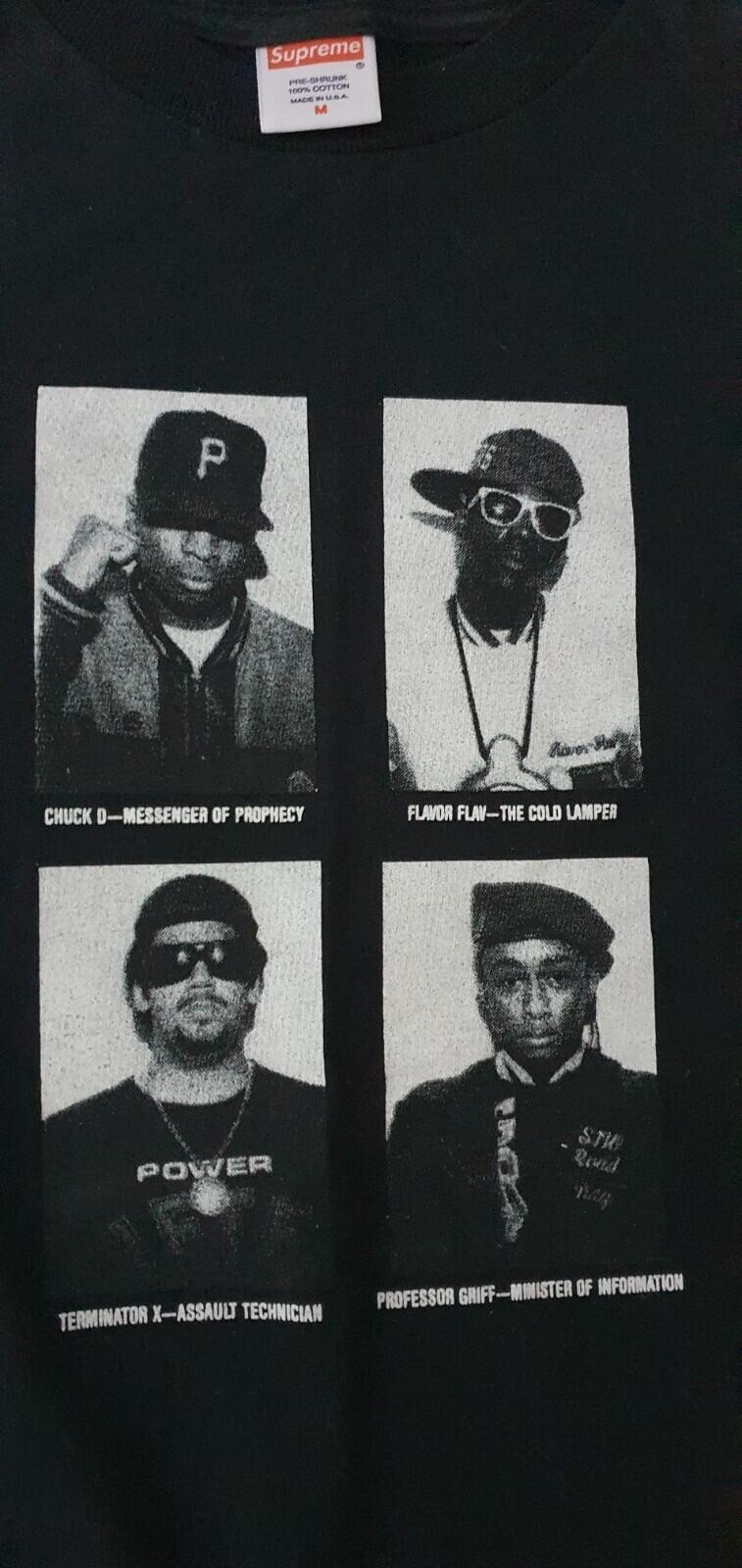 SS06 Supreme x Public Enemy Tee Black Size M