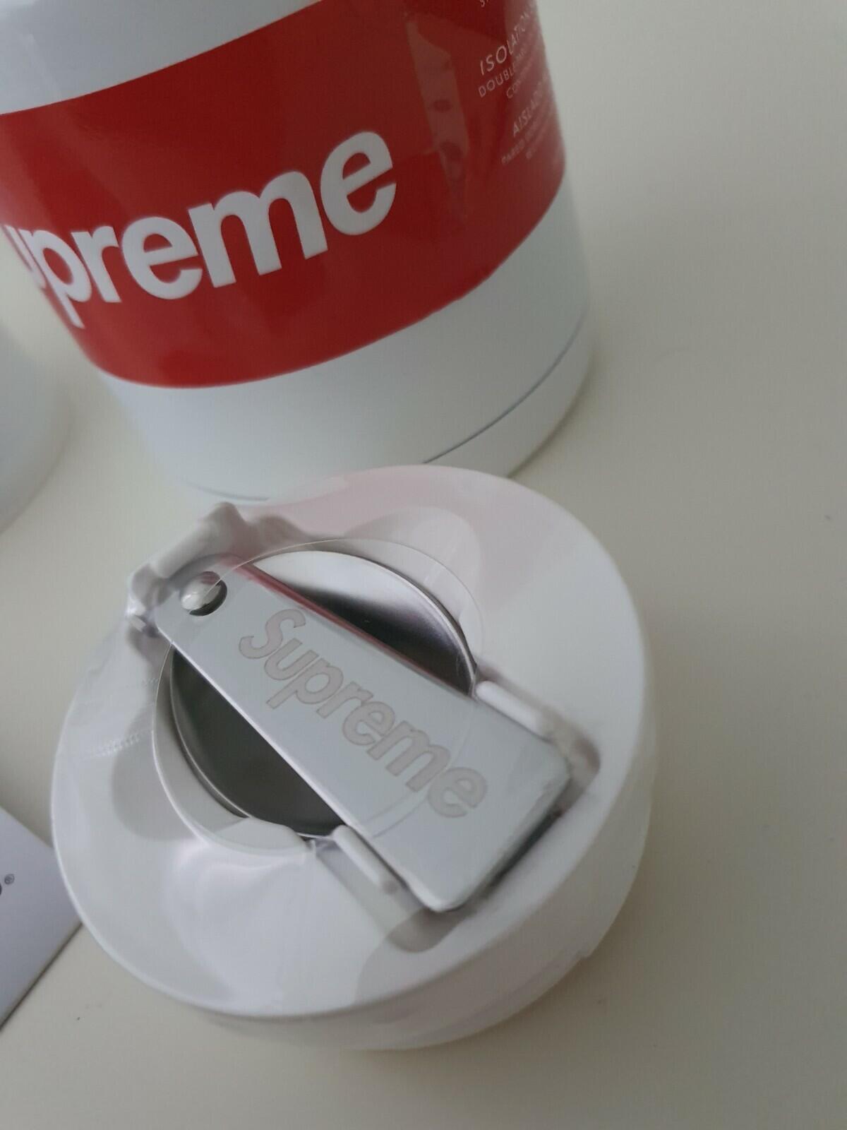 FW18 Supreme Thermos Stainless King Food Jar and Spoon white box logo