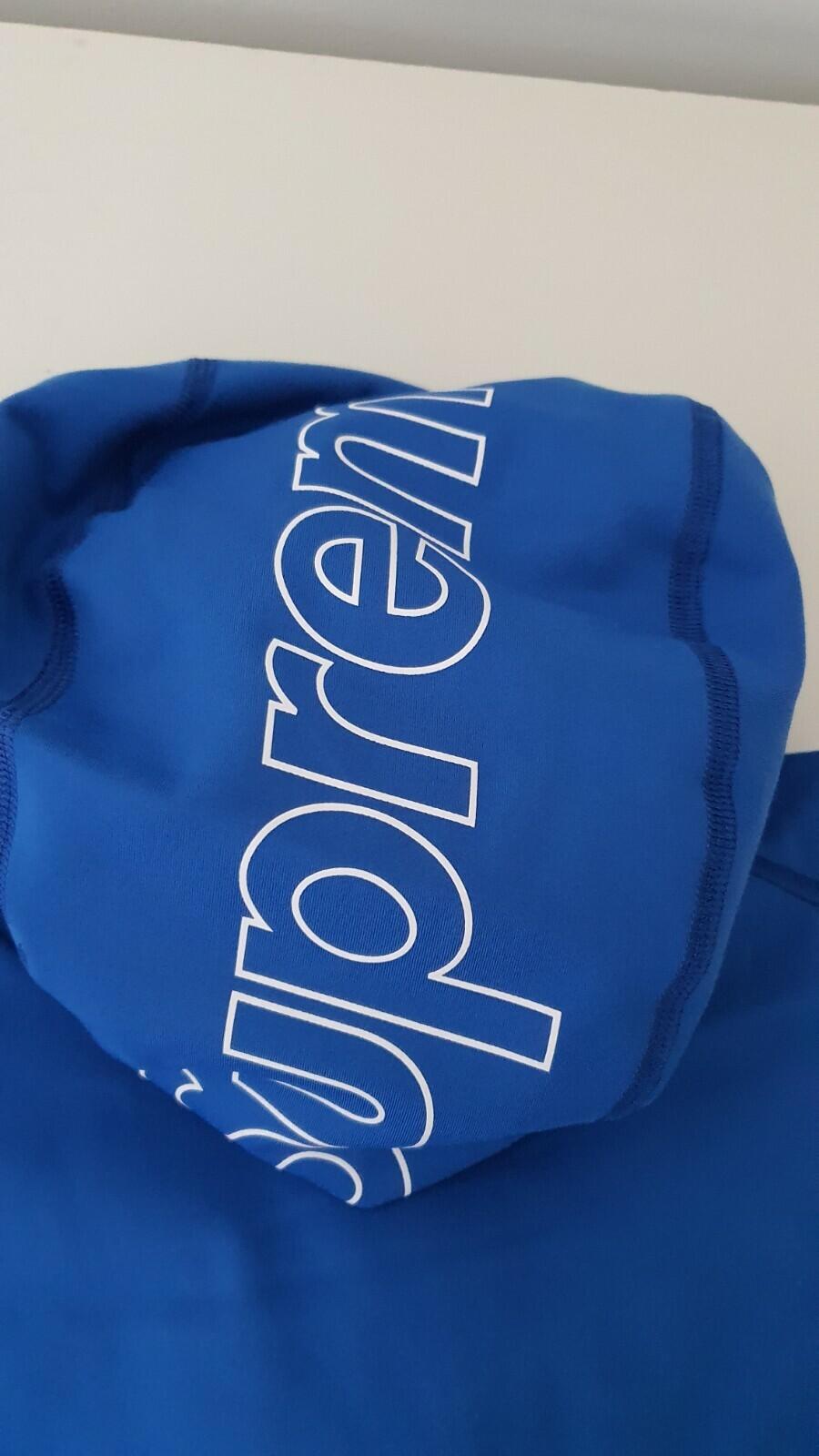 SS22 Supreme x The North Face Base Layer L/S Top Nautical Blue Sizs 2XL