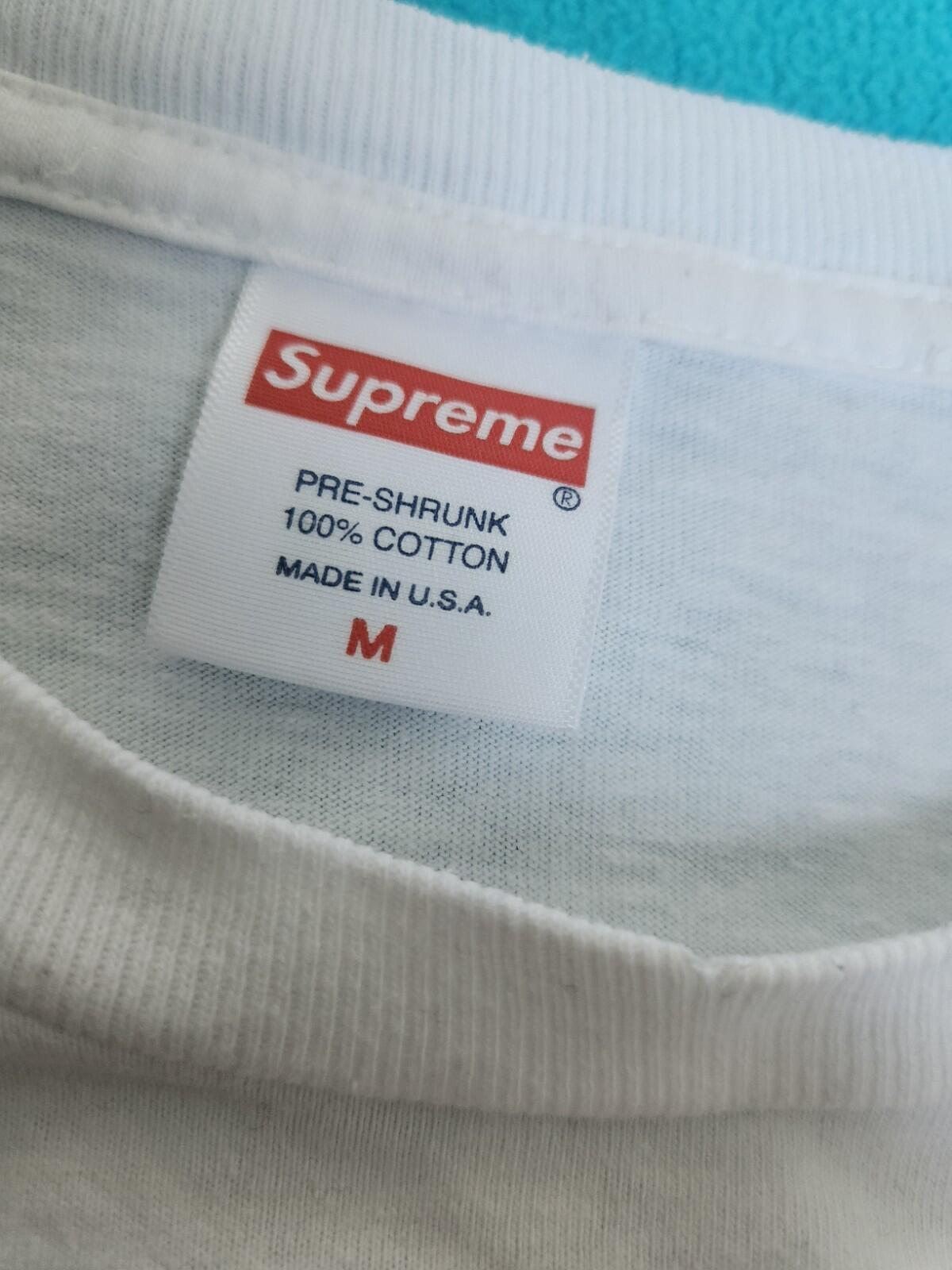 FW17 Supreme Akira Neo-Tokyo L/S tee white Long sleeve medium T-shirt Anime Rare