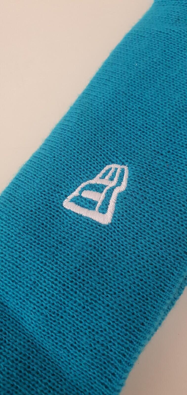 FW17 Supreme New Era Reflective Logo Headband Teal Accessory