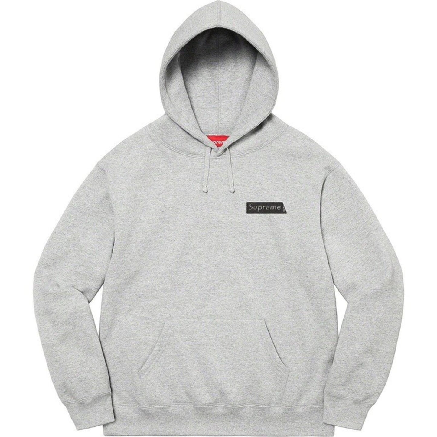 SS23 Supreme Fiend Hooded Sweatshirt Heather Grey Size M