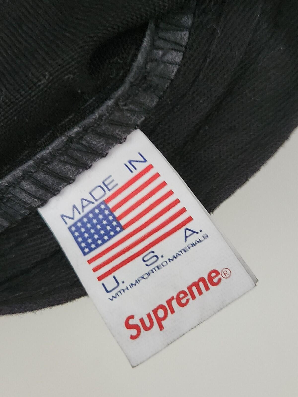 SS23 Supreme Gonz Poems Camp Cap Schwarz Mark Gonzales