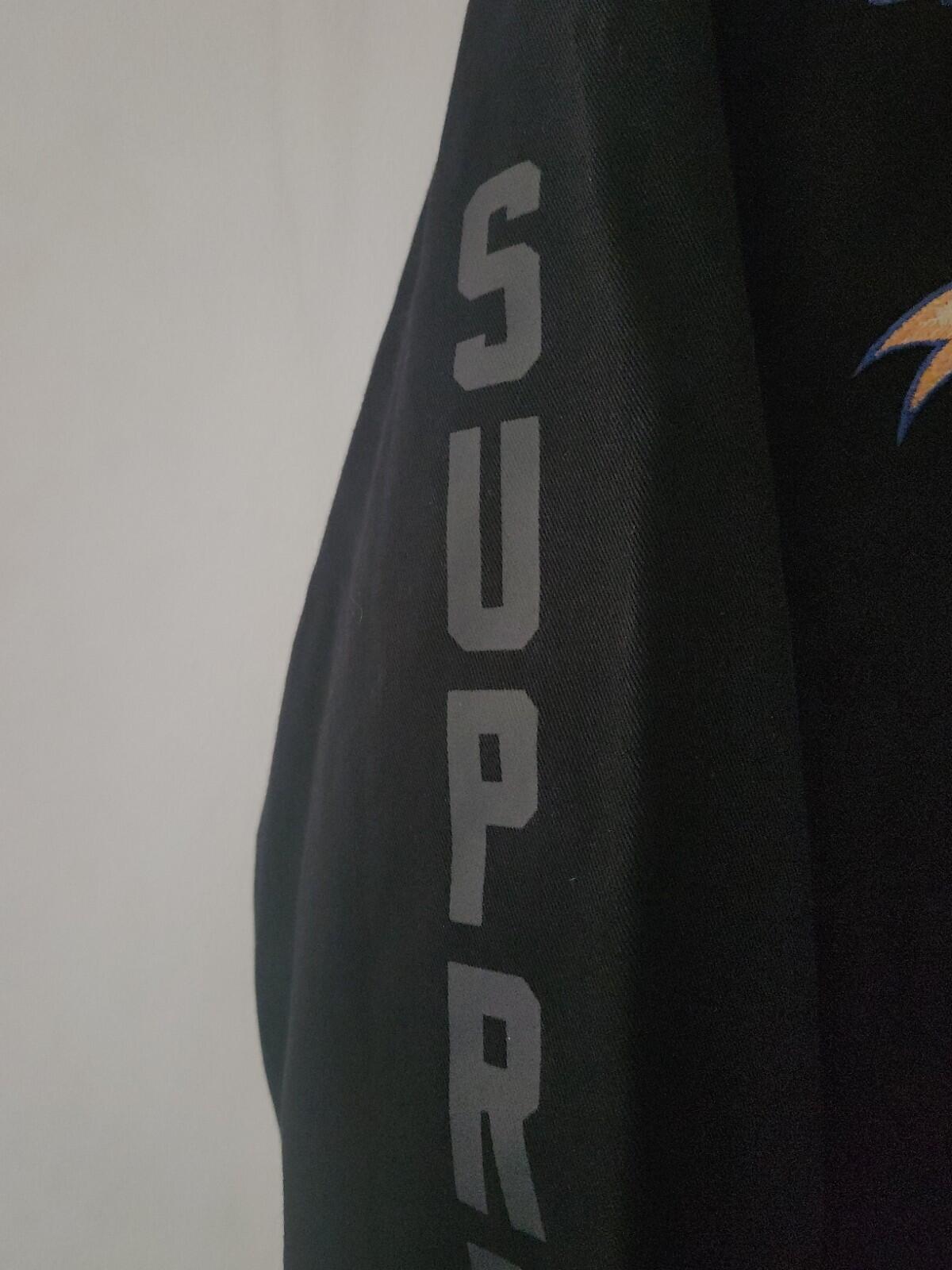 SS16 Supreme x Antihero Bomberjacke Schwarz Bestickt Größe M Medium
