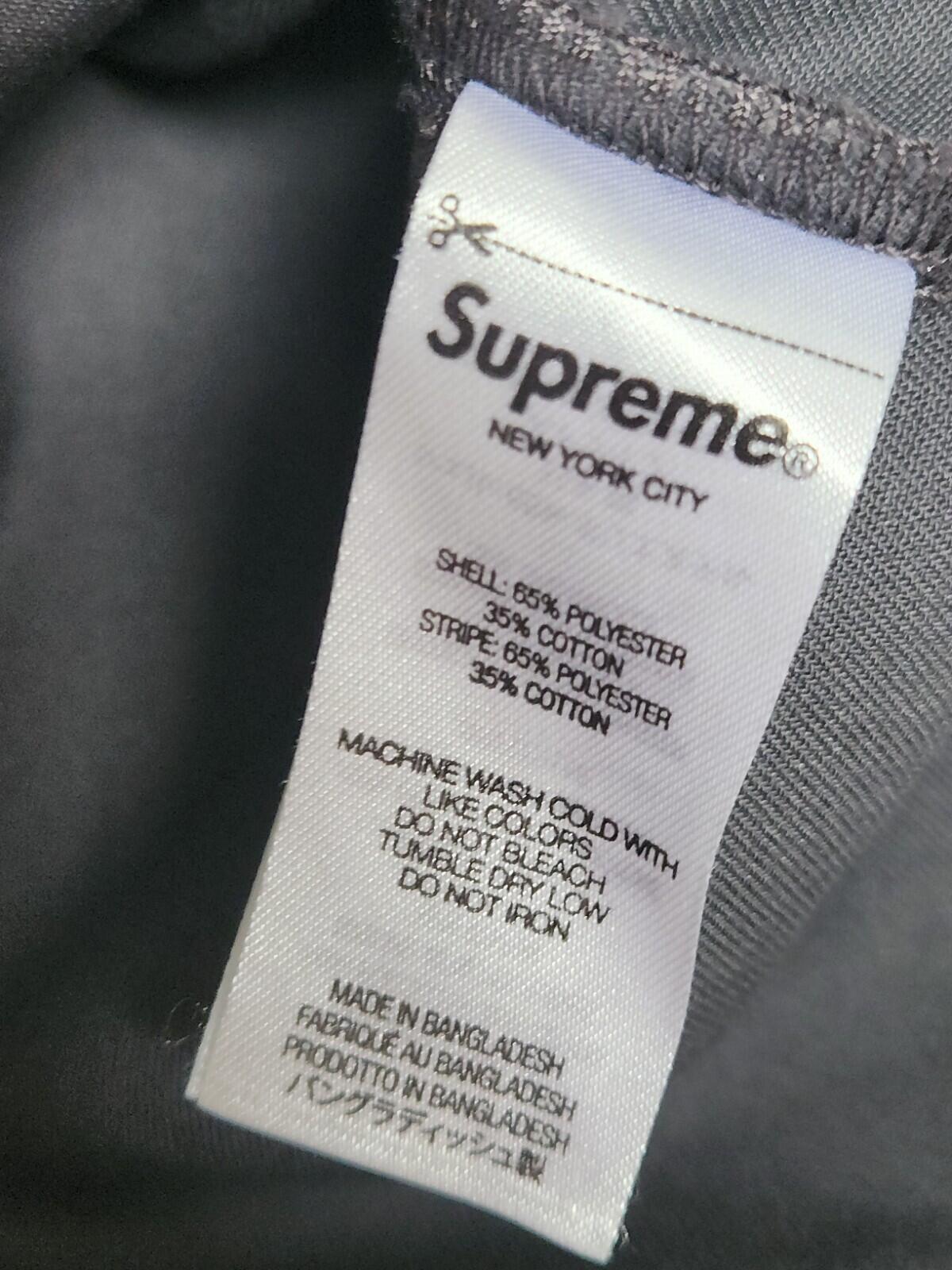 SS22 Supreme x Dickies Stripe S/S Work Shirt Black Size XL