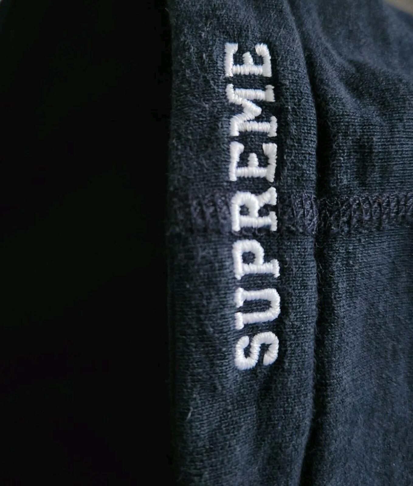 SS17 Supreme Digi Hooded Sweatshirt Navy Größe M