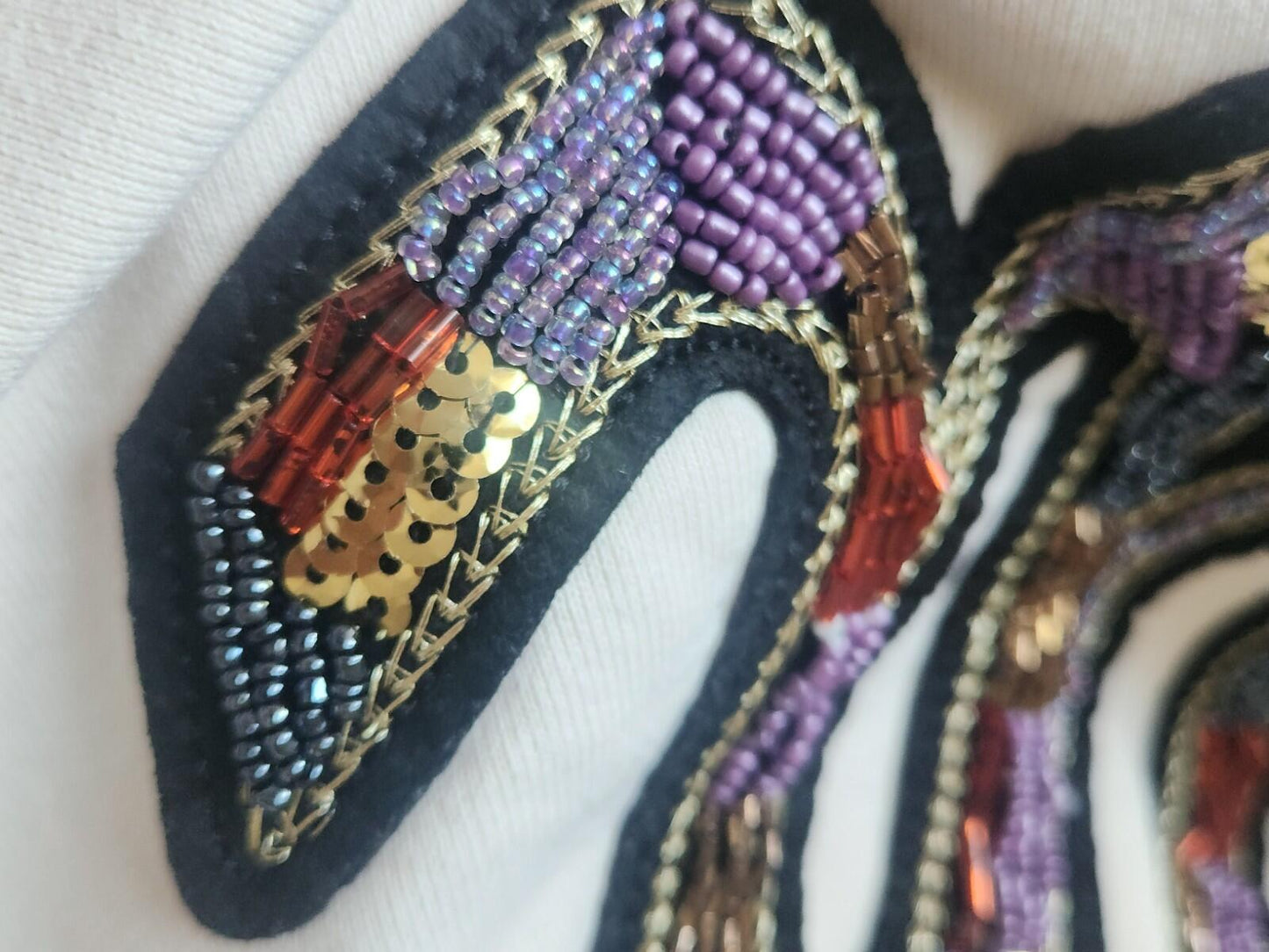 SS22 Supreme Beaded Hooded Sweatshirt Natural Size M