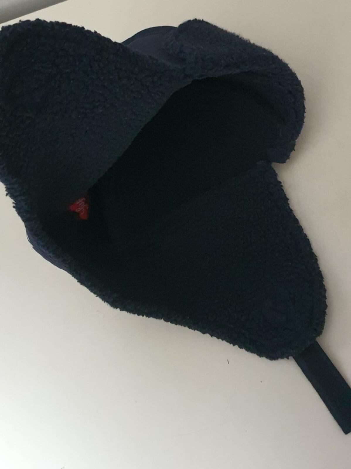 FW15 Supreme Faux Shearling Trooper Hat Navy