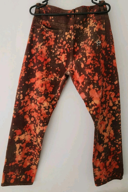 FW21 Supreme regular jean talla 32 W32 L32 Rojo blanqueado