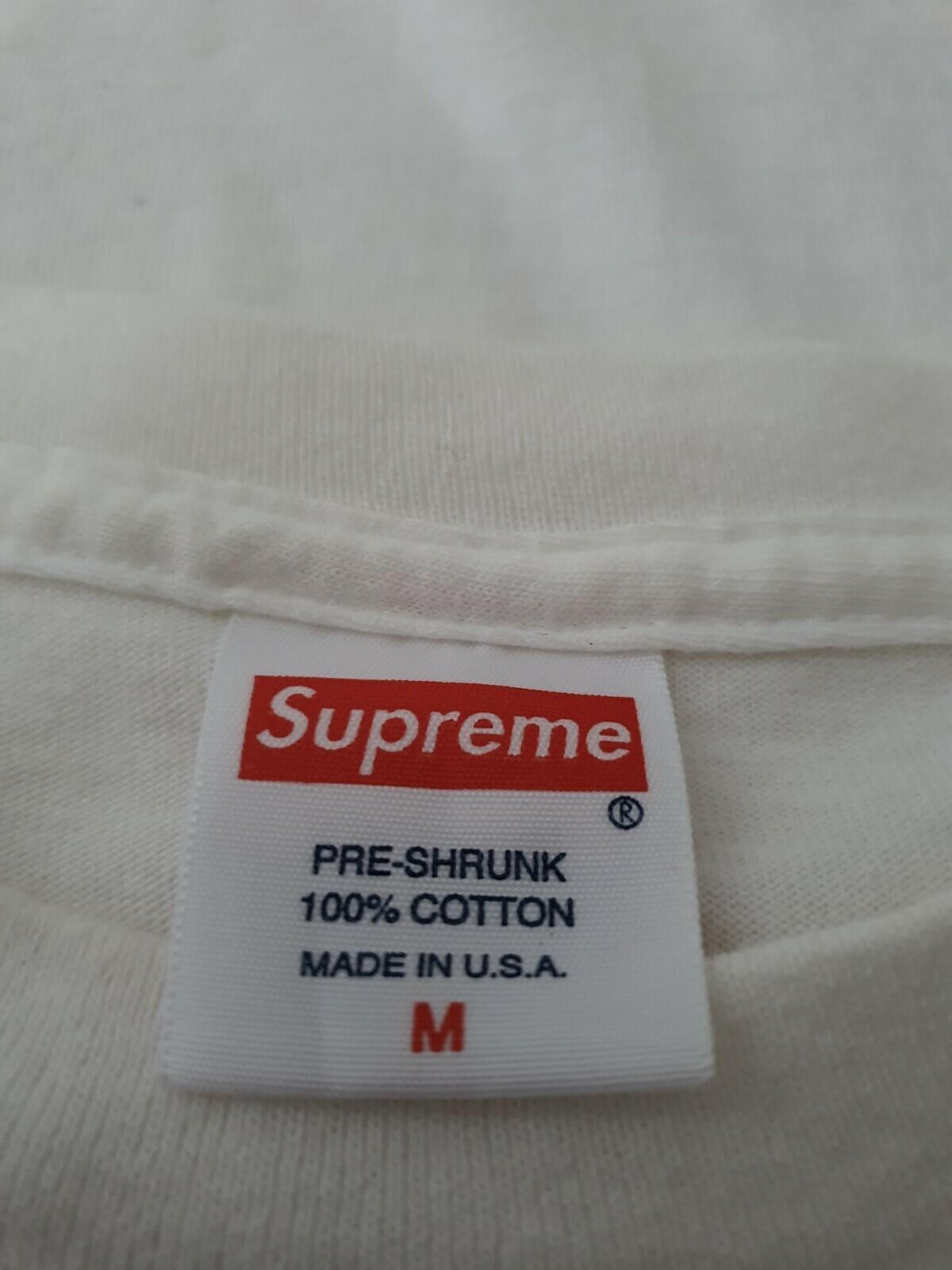 FW09 Supreme x Rosa Acosta Tee M medium white T-shirt Terry Richardson Very Rare