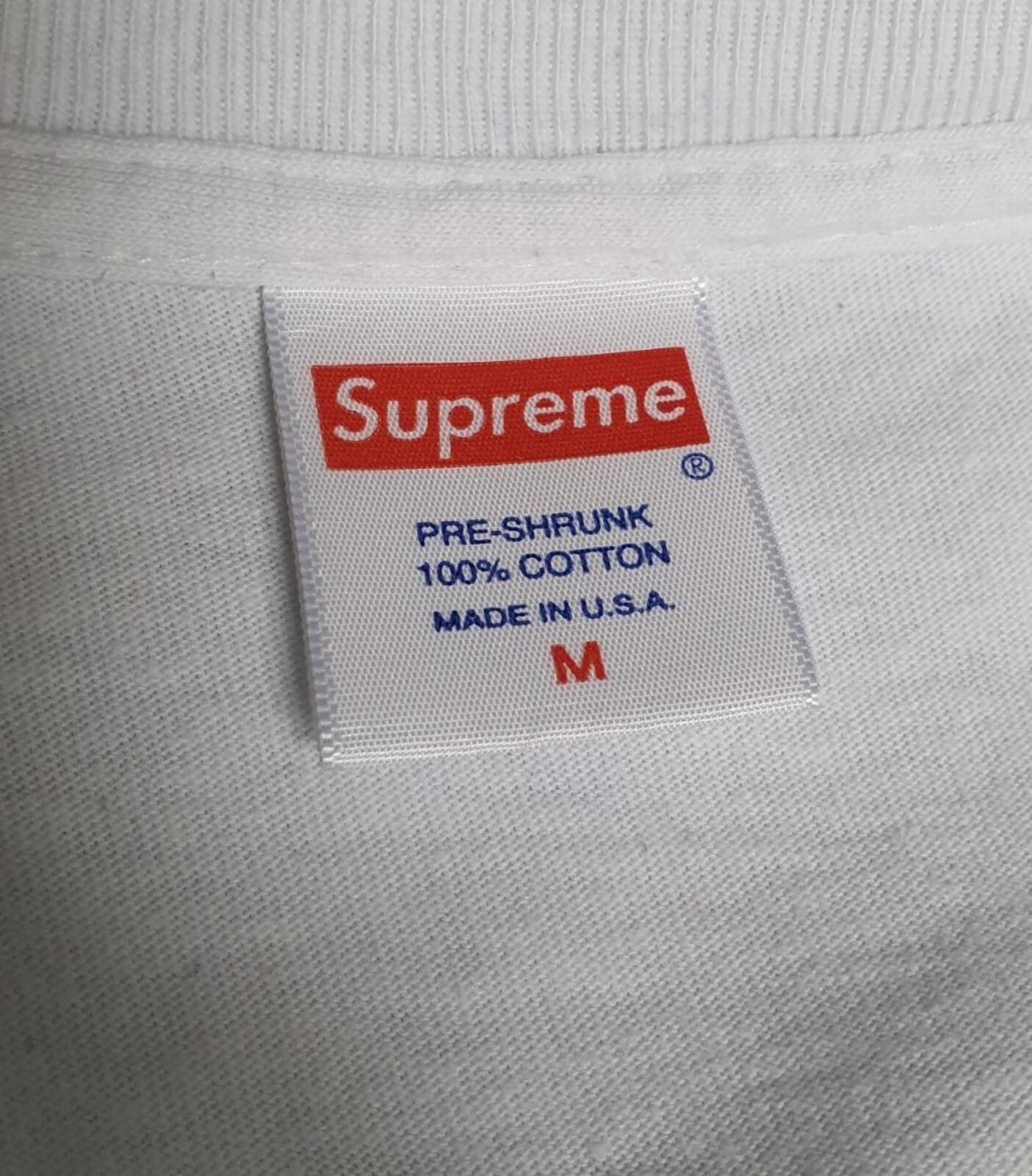 FW15 Supreme x Independent Fuc k The Rest Camiseta manga larga blanca talla M