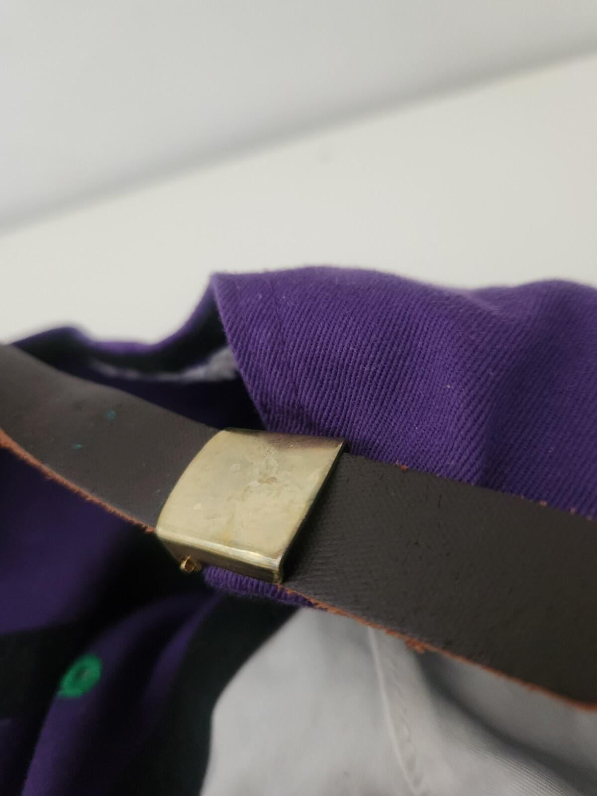 SS16 Supreme 2-Tone Washed S Logo 6-panel Cap Purple Green