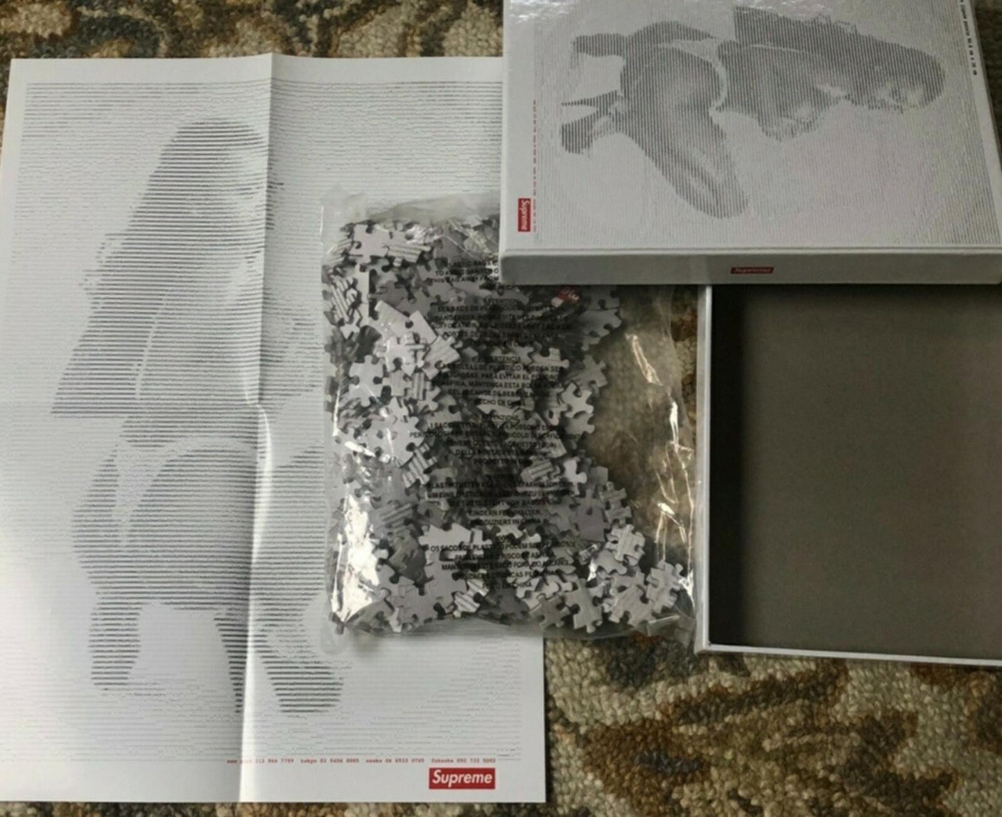 SS17 Supreme Digi Jigsaw Puzzle 500 Pieces