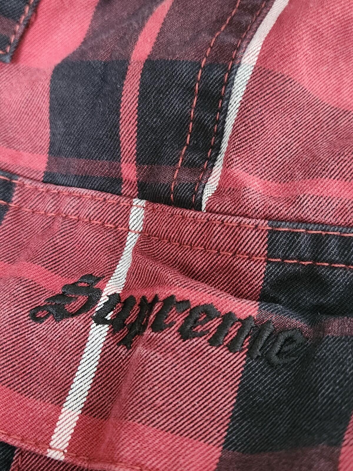SS21 Supreme Cargo Flight Pant Tartan Red Size 34 W34 L 32