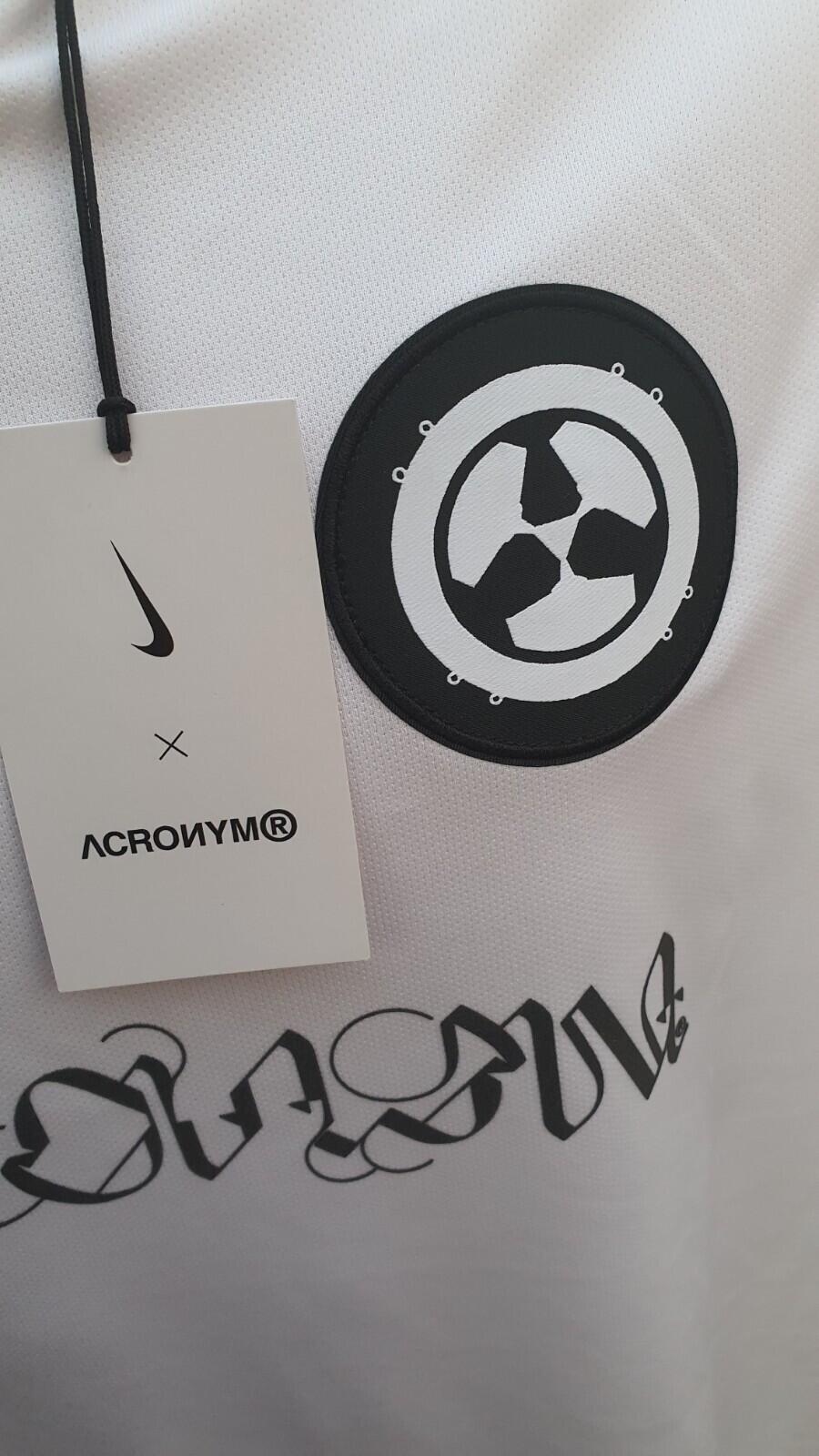 Nike x Acronym Stadium GFA Trikot T-Shirt Weiß Größe M