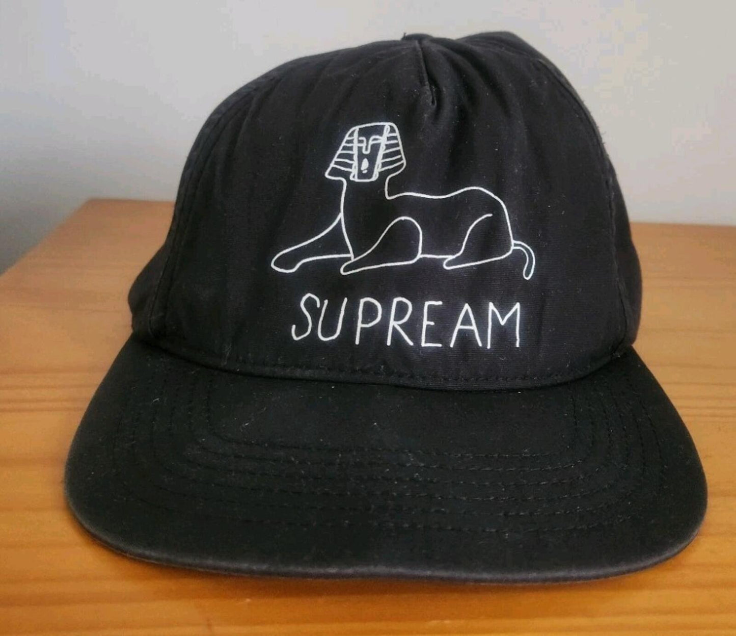 Gorra Supreme Schminx de 5 paneles SS13 Negra Supreme
