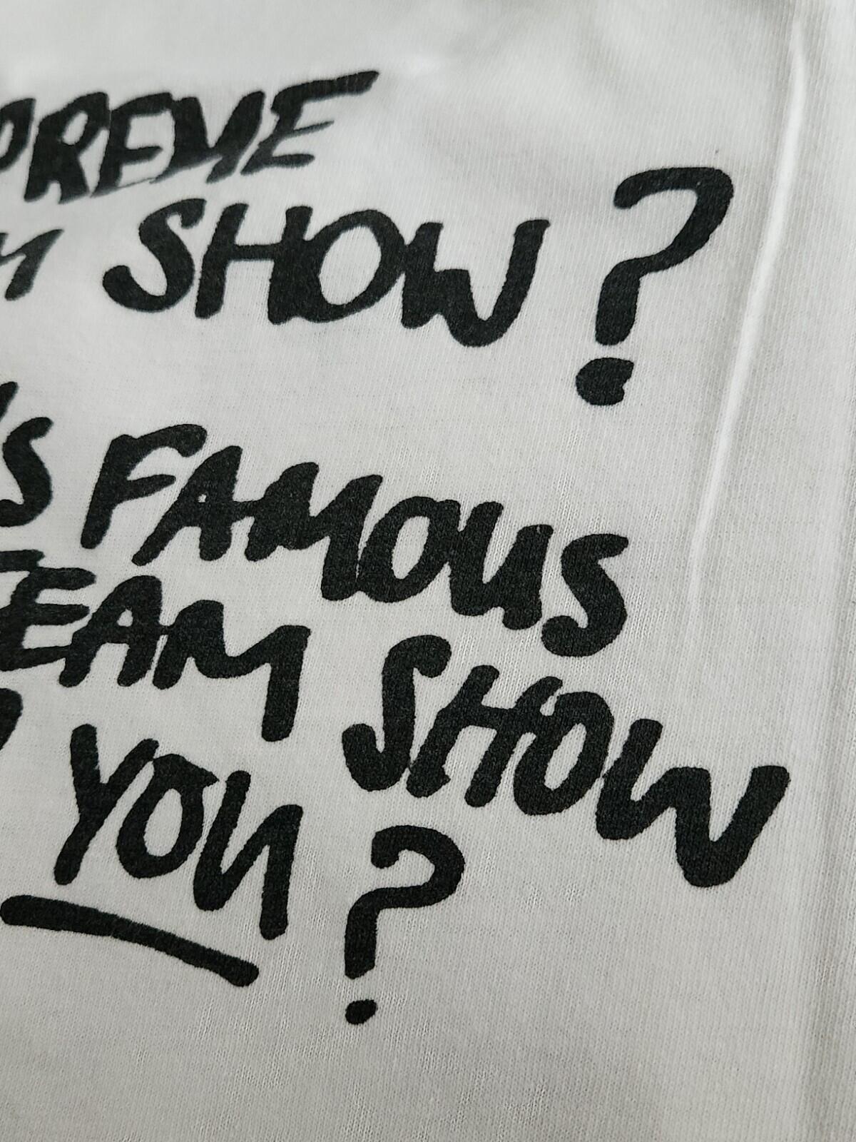 SS09 Supreme x Malcolm McLaren World Famous Tee White T-Shirt L Large Vintage